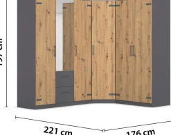 rauch Schrank-Set »Holmes« Set,