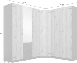 rauch Schrank-Set »Holmes« Set,