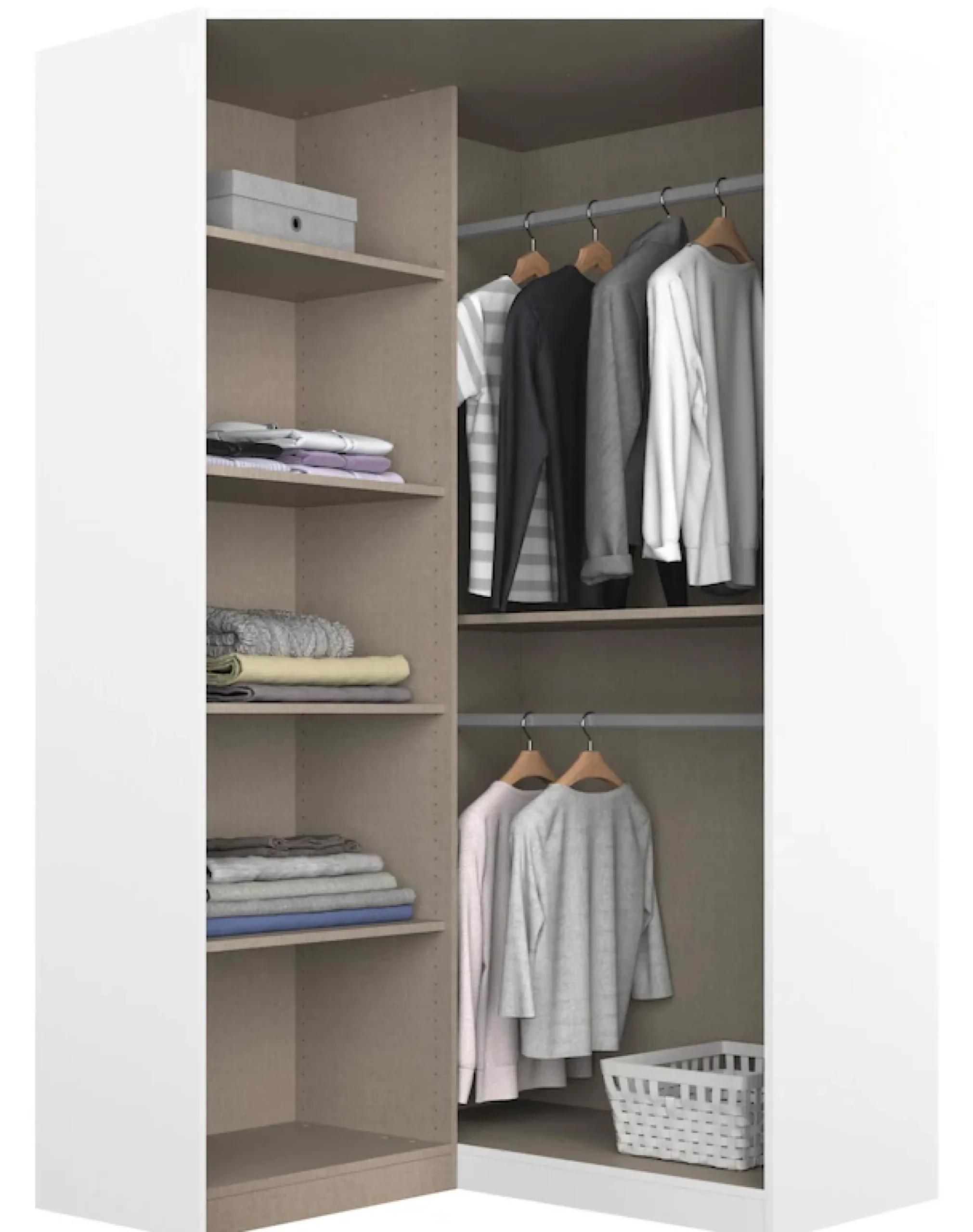 rauch Schrank-Set »Kleiderschrank Schrank Garderobe Wäscheschrank Ankleide NIDDA« Set, Größe 253x208 cm,