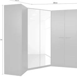 rauch Schrank-Set »Kleiderschrank Schrank Garderobe Wäscheschrank VANDOR« Set,