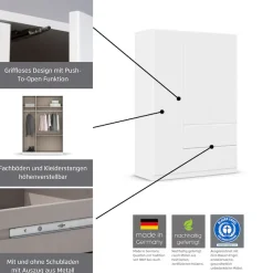 rauch Schrank-Set »Kleiderschrank Schrank Garderobe Wäscheschrank COSTA Größe 208x253 cm« Set, in 3 Ausstattungen BASIC/CLASSIC/PREMIUM, 3 Stk. tlg.