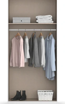 rauch Schrank-Set »Kleiderschrank Schrank Garderobe Wäscheschrank COSTA Größe 208x253 cm« Set, in 3 Ausstattungen BASIC/CLASSIC/PREMIUM, 3 Stk. tlg.