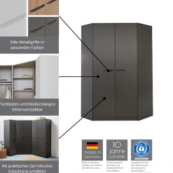 rauch Schrank-Set »Kleiderschrank Schrank Garderobe Wäscheschrank VANDOR« Set,