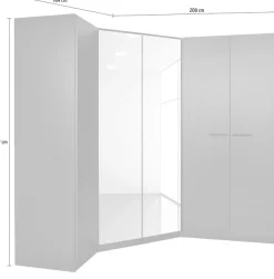 rauch Schrank-Set »Kleiderschrank Schrank Garderobe Wäscheschrank VANDOR« Set,
