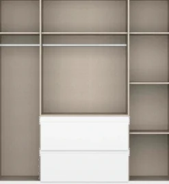 rauch Schrank-Set »Kleiderschrank Schrank Garderobe Wäscheschrank Ankleide NIDDA« Set, Größe 298x208 cm,