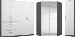 rauch Schrank-Set »Kleiderschrank Schrank Garderobe Garderobenschrank Eckschrank HOMBURG« Set,