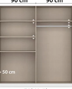 rauch Schrank-Set »Kleiderschrank Schrank Garderobe Garderobenschrank Eckschrank HOMBURG« Set,