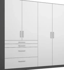 rauch Schrank-Set »Kleiderschrank Schrank Garderobe Garderobenschrank Eckschrank HOMBURG« Set,