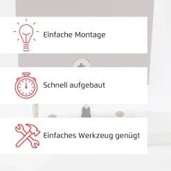 rauch Schubkastenkommode »Highboard Sideboard Kommode MONTCLAR Frontauswahl Dekor/Hochglanz/Glas« in 2 Breiten: 40 oder 80 cm / Höhe 100 cm, inkl. Soft-Close-Funktion,mit 5 geräumigen Schubladen, viele Griffvarianten MADE IN GERMANY