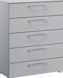 rauch Schubkastenkommode »Kommode Sideboard Wäscheschrank Schrank SKAT PURE« inkl. SOFT-CLOSE-FUNKTION,mit 5 Schubladen in puristischem Design MADE IN GERMANY