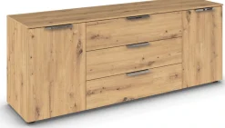 rauch Schubkastenkommode »Kommode Türkommode Sideboard Kombikommode FLIPP« Breite 160 cm mit 2 Einlegeböden,2-türig mit3 Schubladen und Soft-Close-Funktion