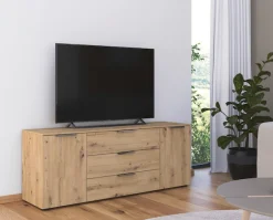 rauch Schubkastenkommode »Kommode Türkommode Sideboard Kombikommode FLIPP« Breite 160 cm mit 2 Einlegeböden,2-türig mit3 Schubladen und Soft-Close-Funktion
