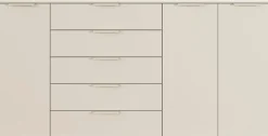 rauch Schubkastenkommode »Kommode Türkommode Sideboard Kombikommode FLIPP« Breite 200 cm mit 4 Einlegeböden,3-türig mit5 Schubladen und Soft-Close-Funktion