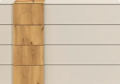 rauch Schubkastenkommode »Sideboard Kommode Schubladenkommode KONA« Breite 120 cm, Höhe 81 cm,Absetzung Asteiche massiv, inkl. SOFT-CLOSE-FUNKTION MADE IN GERMANY