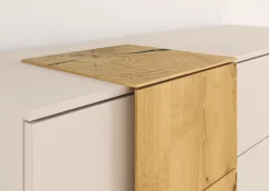 rauch Schubkastenkommode »Sideboard Kommode Schubladenkommode KONA« Breite 120 cm, Höhe 81 cm,Absetzung Asteiche massiv, inkl. SOFT-CLOSE-FUNKTION MADE IN GERMANY