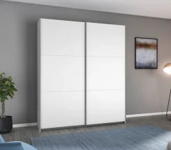 rauch Schwebetürenschrank »AURELIO Kleiderschrank Garderobe« 3 Ausstattungen BASIC/CLASSIC/PREMIUM (inkl. SOFT-CLOSE-FUNKTION),3 verschiedene Ausstattungsvarianten Griffe aus Metall MADE IN GERMANY