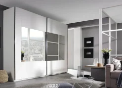 rauch Schwebetürenschrank »Kleiderschrank Schrank Garderobe Schlafzimmerschrank X-TEND« inkl. SOFT-CLOSE-FUNKTION,inkl. Schubladeneinsatz und vielen Einlegeböden MADE IN GERMANY