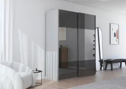rauch Schwebetürenschrank »Kleiderschrank Schrank Garderobe Schlafzimmerschrank SCALE-FYRA« edle Türen viergeteilt Front Spiegel-Mix viele Farben MADE IN GERMANY