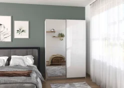 rauch Schwebetürenschrank »Kleiderschrank Schrank KinderzimmerSUBITO« Schlafzimmerschrank Glas- und Spiegel Breiten 136 & 181 - Höhe 197 cm