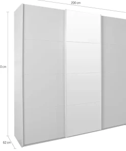 rauch Schwebetürenschrank »Kleiderschrank Schrank Garderobe Wäscheschrank KEPAN« inkl. Schubladen-Einsatz und extra Einlegeböden MADE IN GERMANY