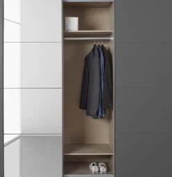 rauch Schwebetürenschrank »Kleiderschrank Schrank Garderobe Wäscheschrank KEPAN« inkl. Schubladen-Einsatz und extra Einlegeböden MADE IN GERMANY