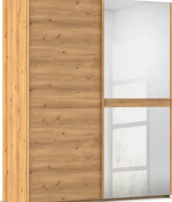 rauch Schwebetürenschrank »Kleiderschrank Schrank Garderobe Schlafzimmerschrank SCALE-LINE« edle Optik mit Bauchbinde in Korpusfarbe mit Spiegel MADE IN GERMANY
