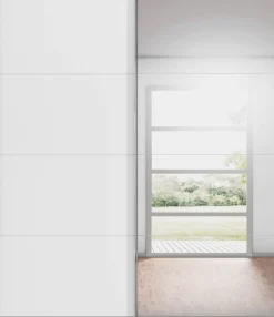 rauch Schwebetürenschrank »Kleiderschrank Schrank Ankleide Garderobe Schlafzimmerschrank MOITA« Breiten: 181/226/271 cm, Höhe 210 cm,mit Spiegel und Metallgriffleisten in Alu MADE IN GERMANY