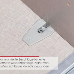 rauch Schwebetürenschrank »Kleiderschrank Schrank Garderobe Schlafzimmerschrank CONTIDO« 3 verschiedene Ausstattungen BASIC/CLASSIC/PREMIUM (inkl. SOFT-CLOSE),aus hochwertigem Material in 6 Breiten 2 Griff-Farben MADE IN GERMANY