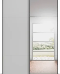 rauch Schwebetürenschrank »Kleiderschrank Schrank Garderobe Schlafzimmerschrank CONTIDO« 3 verschiedene Ausstattungen BASIC/CLASSIC/PREMIUM (inkl. SOFT-CLOSE),aus hochwertigem Material in 6 Breiten 2 Griff-Farben MADE IN GERMANY