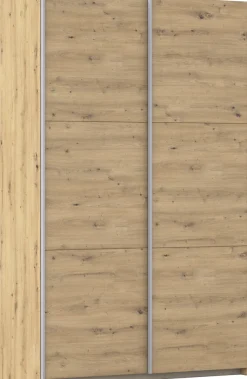 rauch Schwebetürenschrank »Kleiderschrank Drehtürenschrank Schrank Garderobe KRONACH« in 3 Ausstattungen BASIC/CLASSIC/PREMIUM, Breiten 131/175/218/261 cm,optional ohne, mit 1 oder 2 Spiegel, viel Stauraum MADE IN GERMANY