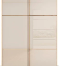 rauch Schwebetürenschrank »Kleiderschrank Schrank Garderobe Schlafzimmerschrank SCALE-TRIO« edle dreigeteilte Front mit 2 Zierleisten Glasfront MADE IN GERMANY