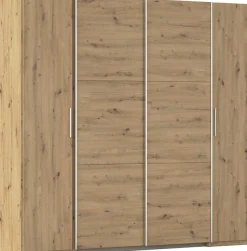 rauch Schwebetürenschrank »Kleiderschrank Drehtürenschrank Schrank Garderobe KRONACH« in 3 Ausstattungen BASIC/CLASSIC/PREMIUM, Breiten 225/268/311/354 cm,mit Dreh- und Schwebetüren und vielen Einlegeböden MADE IN GERMANY