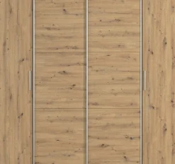 rauch Schwebetürenschrank »Kleiderschrank Drehtürenschrank Schrank Garderobe KRONACH« in 3 Ausstattungen BASIC/CLASSIC/PREMIUM, Breiten 225/268/311/354 cm,mit Dreh- und Schwebetüren und vielen Einlegeböden MADE IN GERMANY