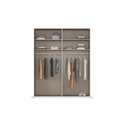 rauch Schwebetürenschrank »Kleiderschrank Schrank Garderobe Schlafzimmerschrank SCALE-FYRA« edle viergeteilte Türen mit Spiegel und vielen Farben MADE IN GERMANY