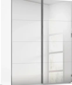 rauch Schwebetürenschrank »Kleiderschrank Schrank Garderobe Schlafzimmerschrank SCALE-FYRA« edle viergeteilte Türen, Spiegelfront und viele Farben MADE IN GERMANY