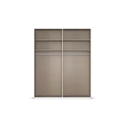 rauch Schwebetürenschrank »Kleiderschrank Schrank Garderobe Schlafzimmerschrank SCALE-TRIO« edle dreigeteilte Front mit 2 Zierleisten und Spiegel MADE IN GERMANY