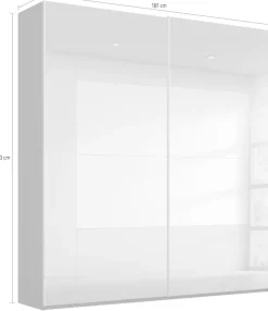 rauch Schwebetürenschrank »Kleiderschrank Schrank Garderobe Schlafzimmerschrank X-TEND« inkl. SOFT-CLOSE-FUNKTION,inkl. Wäscheeinteilung mit 4 Stoffboxen MADE IN GERMANY