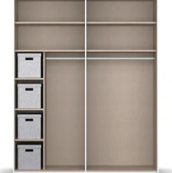 rauch Schwebetürenschrank »Kleiderschrank Schrank Garderobe Schlafzimmerschrank X-TEND« inkl. SOFT-CLOSE-FUNKTION,inkl. Wäscheeinteilung mit 4 Stoffboxen MADE IN GERMANY