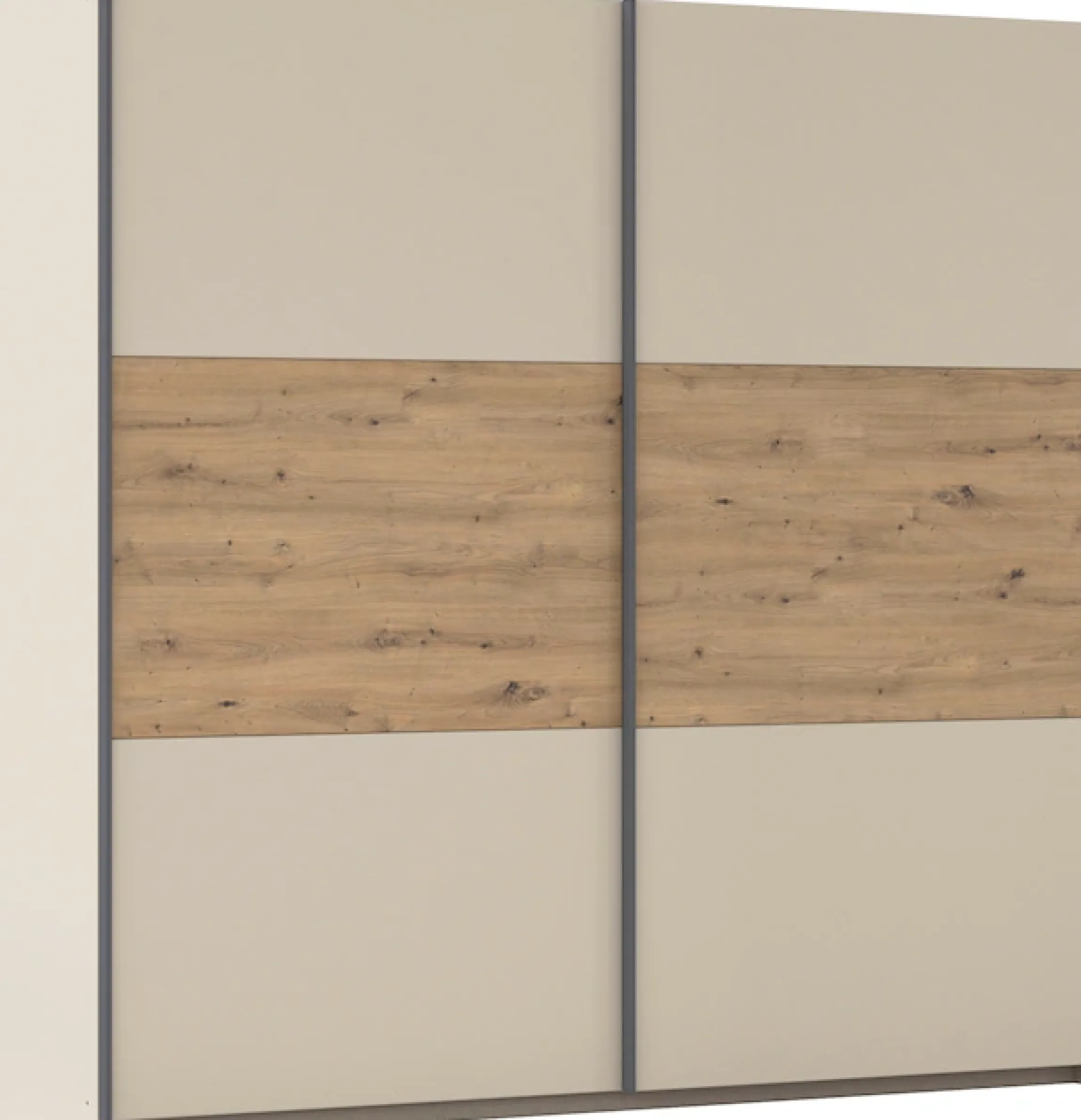 rauch Schwebetürenschrank »Kleiderschrank Schrank Garderobe Schlafzimmerschrank SAJO« in 2 Breiten (218, 261 cm) optional mit Spiegel MADE IN GERMANY
