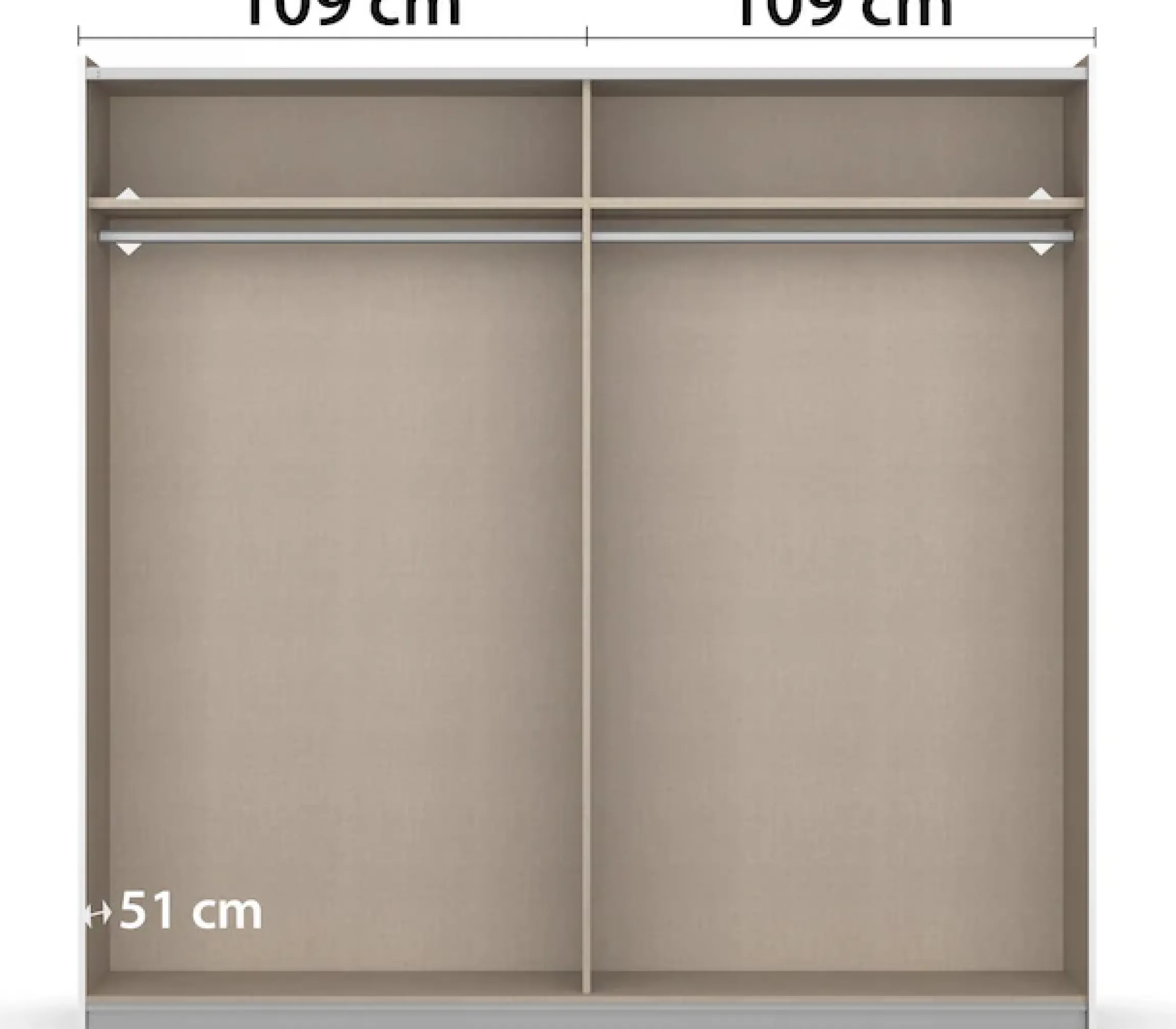 rauch Schwebetürenschrank »Kleiderschrank Schrank Garderobe Schlafzimmerschrank SAJO« in 2 Breiten (218, 261 cm) optional mit Spiegel MADE IN GERMANY