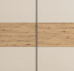 rauch Schwebetürenschrank »Kleiderschrank Schrank Garderobe Schlafzimmerschrank SAJO« in 2 Breiten (218, 261 cm) optional mit Spiegel MADE IN GERMANY