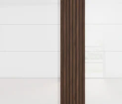 rauch Schwebetürenschrank »Kleiderschrank Schrank Garderobe Wäscheschrank TEGIO« mit hochwertigen Holzdekoraufleistung und Glasfront MADE IN GERMANY