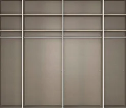 rauch Schwebetürenschrank »Kleiderschrank Schrank Garderobe Wäscheschrank TEGIO« mit hochwertigen Holzdekoraufleistung und Glasfront MADE IN GERMANY