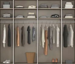 rauch Schwebetürenschrank »Kleiderschrank Schrank Garderobe Wäscheschrank TEGIO« mit hochwertigen Holzdekoraufleistung und Glasfront MADE IN GERMANY