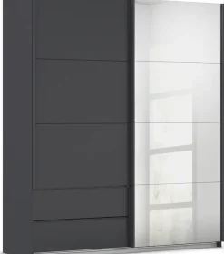 rauch Schwebetürenschrank »Kleiderschrank Schrank Garderobe Wäscheschrank ELARA mit Spiegel« praktische Schubladen optional farblich abgesetzt MADE IN GERMANY