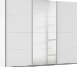 rauch Schwebetürenschrank »Kleiderschrank Schrank Garderobe Wäscheschrank Ankleide KULMBACH« Breite 271 cm,in 2 Höhen erhältlich, mit Metallgriffleisten MADE IN GERMANY