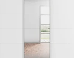 rauch Schwebetürenschrank »Kleiderschrank Schrank Garderobe Wäscheschrank Ankleide KULMBACH« Breite 271 cm,in 2 Höhen erhältlich, mit Metallgriffleisten MADE IN GERMANY