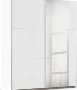 rauch Schwebetürenschrank »Kleiderschrank Schrank GarderobeAURELIO« 3 Ausstattungen BASIC/CLASSIC/PREMIUM (inkl. SOFT-CLOSE-FUNKTION),zeitloses Design, viele Farben, Breiten 175/218/261 cm MADE IN GERMANY