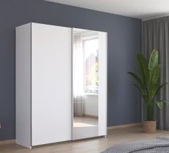 rauch Schwebetürenschrank »Kleiderschrank Schrank GarderobeAURELIO« 3 Ausstattungen BASIC/CLASSIC/PREMIUM (inkl. SOFT-CLOSE-FUNKTION),zeitloses Design, viele Farben, Breiten 175/218/261 cm MADE IN GERMANY