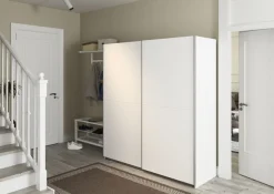 rauch Schwebetürenschrank »Kleiderschrank Schrank Garderobe Wäscheschrank SATURN« 3 verschiedene Ausstattungen BASIC/CLASSIC/PREMIUM (inkl. SOFT-CLOSE),zeitlose Farbkombinationen, B/H/T: 175/191/59 cm MADE IN GERMANY